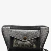 Leportefeuille Emma Python - Argente / Noir